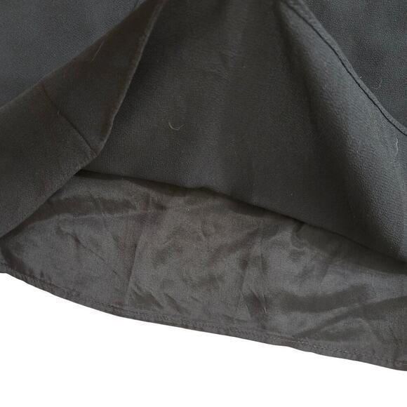 Vintage Scott McClintock Black Ivory Lace Chiffon Dress 6 90s Y2K Regency Prom - Picture 4 of 12